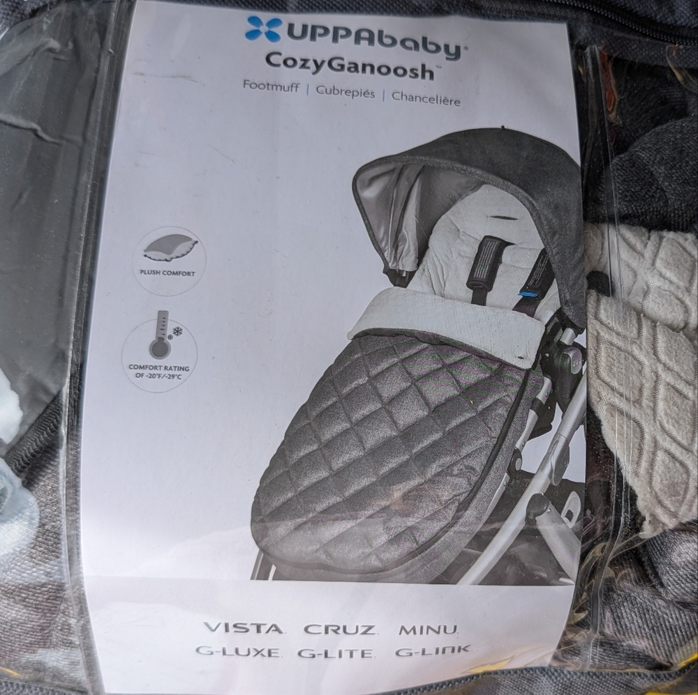 UPPAbaby CozyGanoosh Quilted Footmuff for Vista Cruz Minu G-Lux G-Lite G-Link